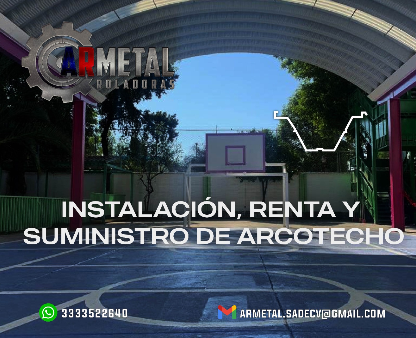 Resultado final en arcotecho